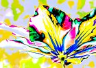 Expressionist Flowers  Passion Flower #1074